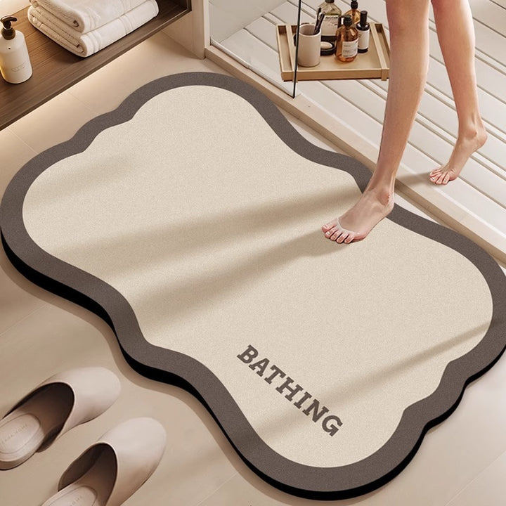 Badkamervloermat voor gebruik in de badkamer