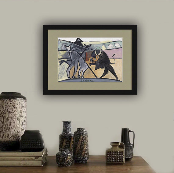 Gekaderde Abstracte Kunstprint
