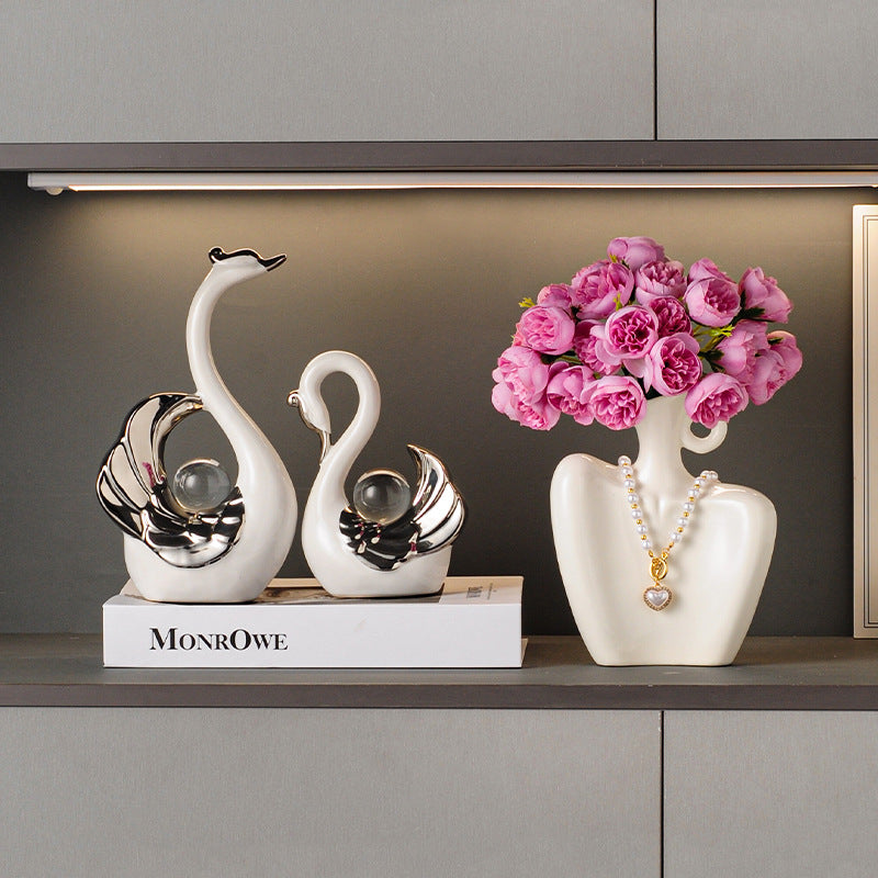Elegante Zwanen Beeld