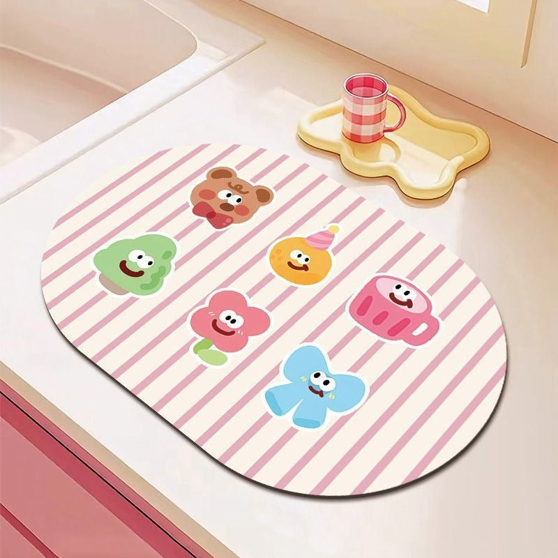 Cartoon Bear-Themed Keukenmat