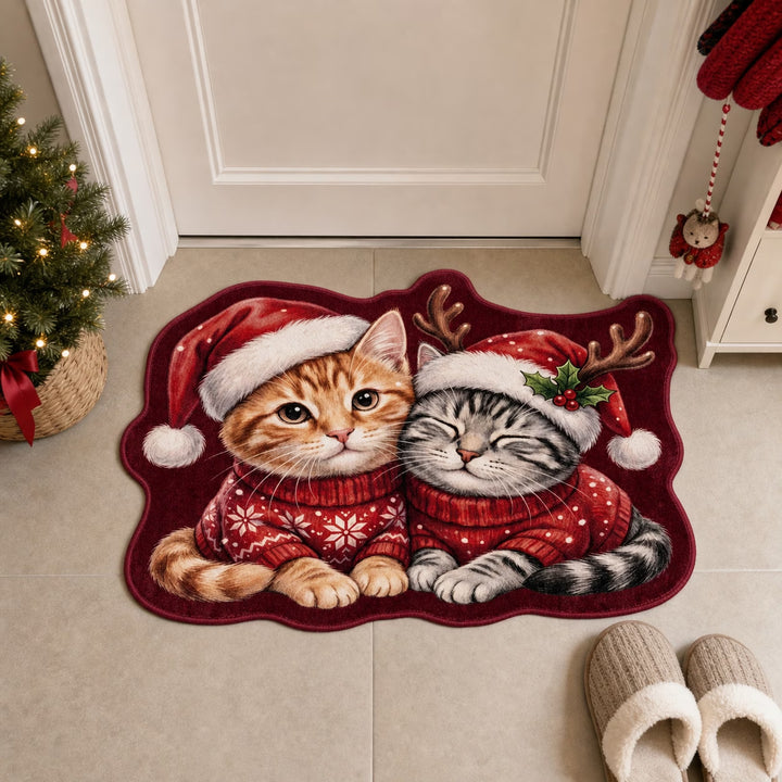 Feestelijke Kat-Thema Zone Mat