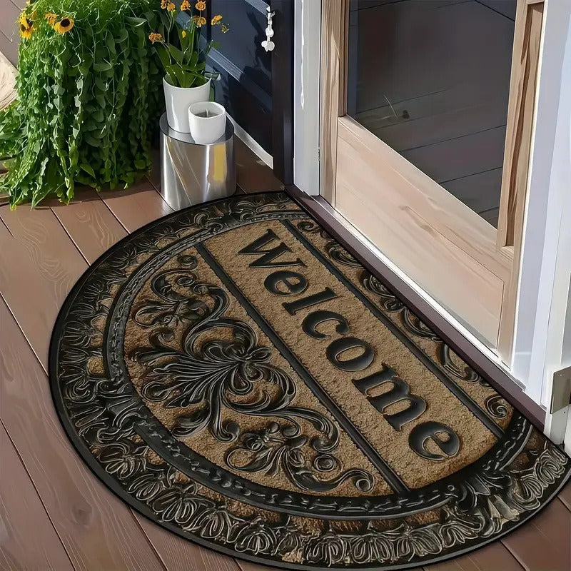 Kat-Thema Decoratieve Deurmat
