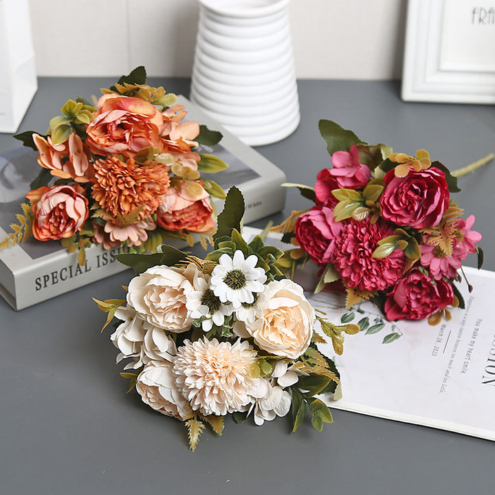Decoratieve Bloemrijke Arrangement voor Thuisdisplay