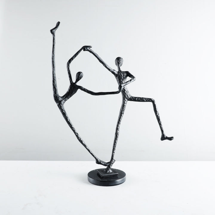 Artistiek Koppel Dans Sculptuur