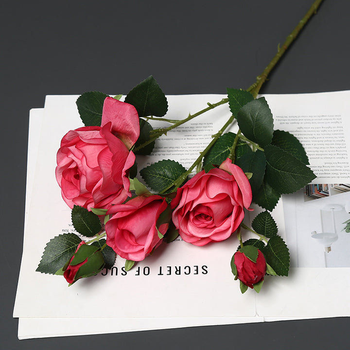 Zachte Zijde Rozen Arrangement