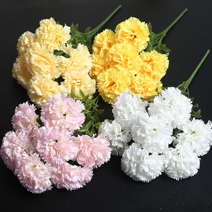 Kunstmatige Anjers Bouquet voor Thuisdecoratie Display