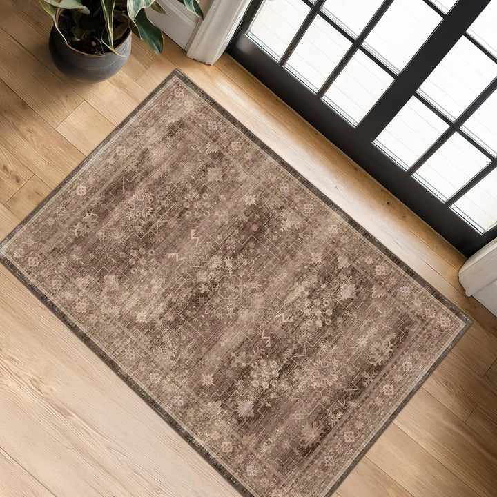 Vintage-Inspirerende Paisley Vloerkleed