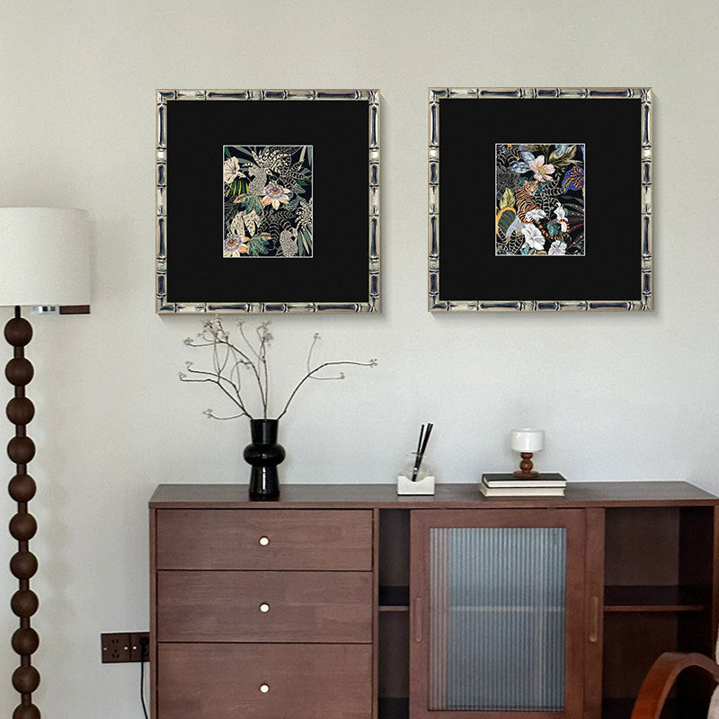 Gek frames tropisch botanisch kunstdruk