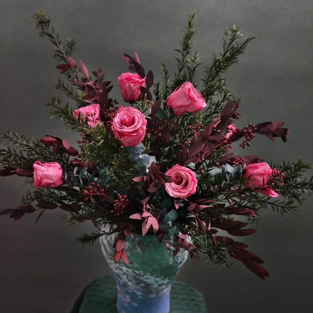 Artistieke Gedroogde Bloemenboeket Arrangement