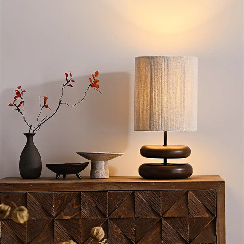 Moderne Decoratieve Tafel lamp met Sculpturale Basis