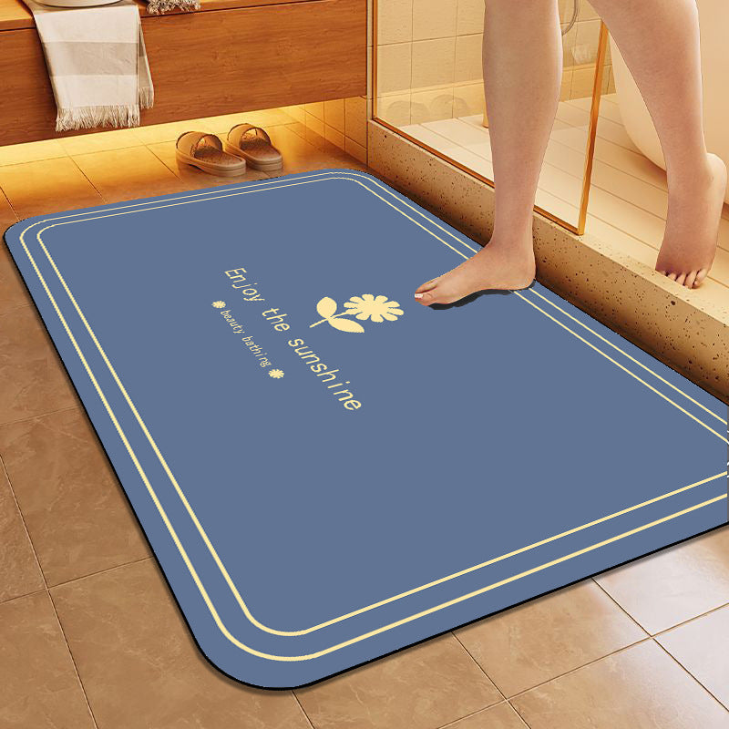 Absorberende Badmat met Antislip Achterkant