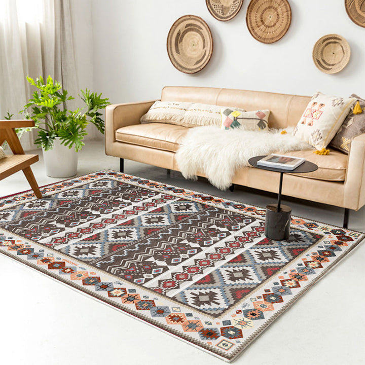 Geometric Pattern Binnen Tapijt