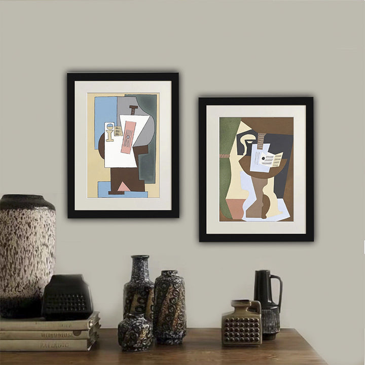 Abstract Gekaderde Wandkunst