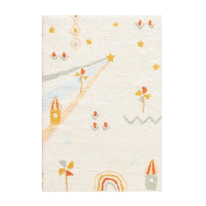 Schattige konijnenthema decoratieve vloerkleed voor thuis
