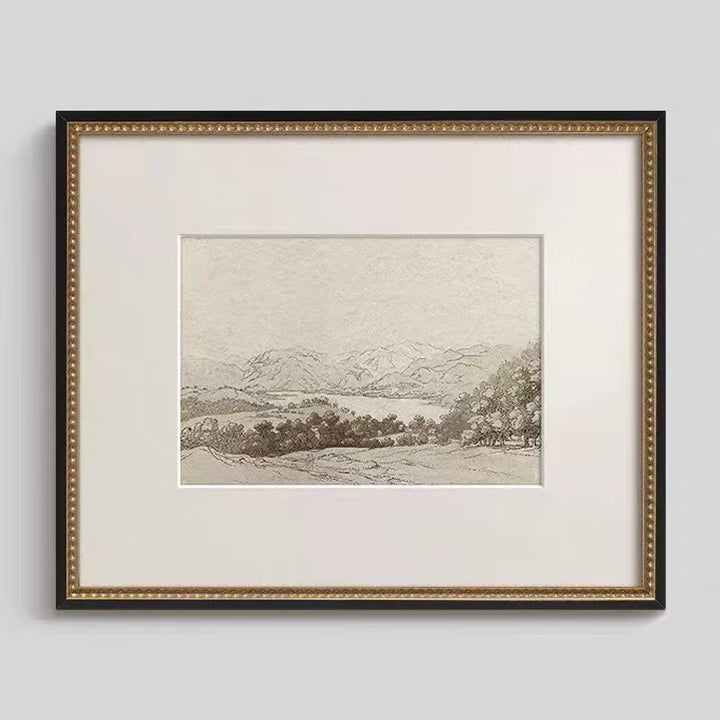 Ingelijste Vintage Landschapskunst