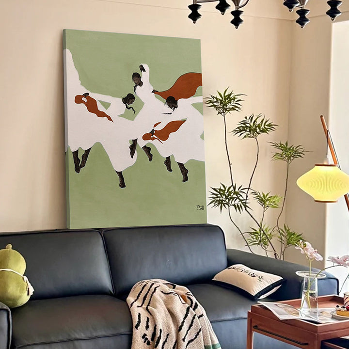 Artistieke Expressie Canvasafdruk