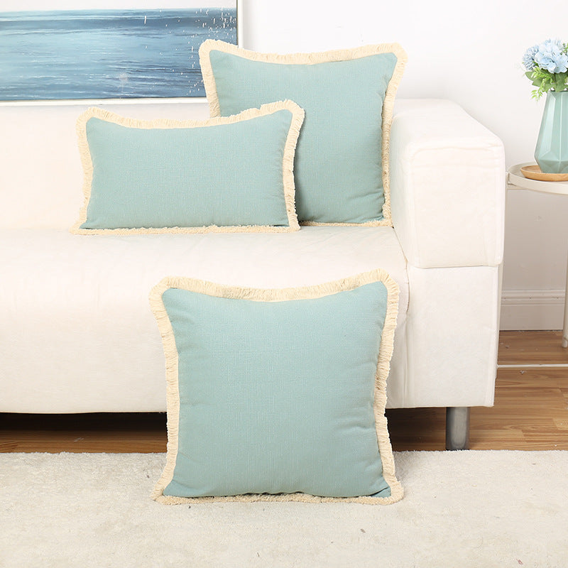 Decoratieve Franjes Accent Kussen