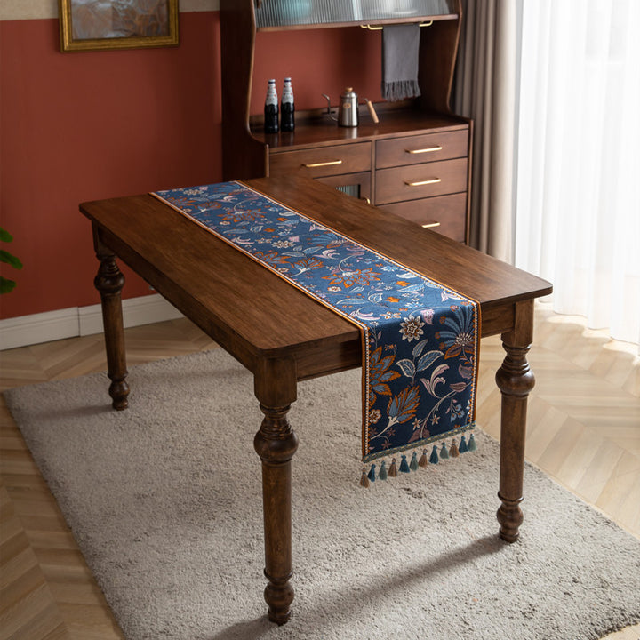Bloemen Borduur Tafel Loper