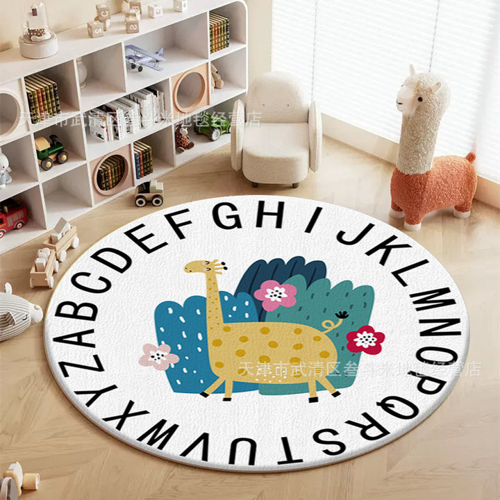 Schattig Dieren Thema Ronde Vloerkleed