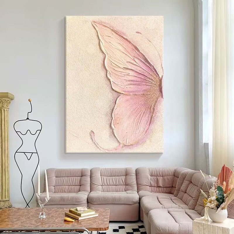 Abstracte Vlinder Canvas Kunst