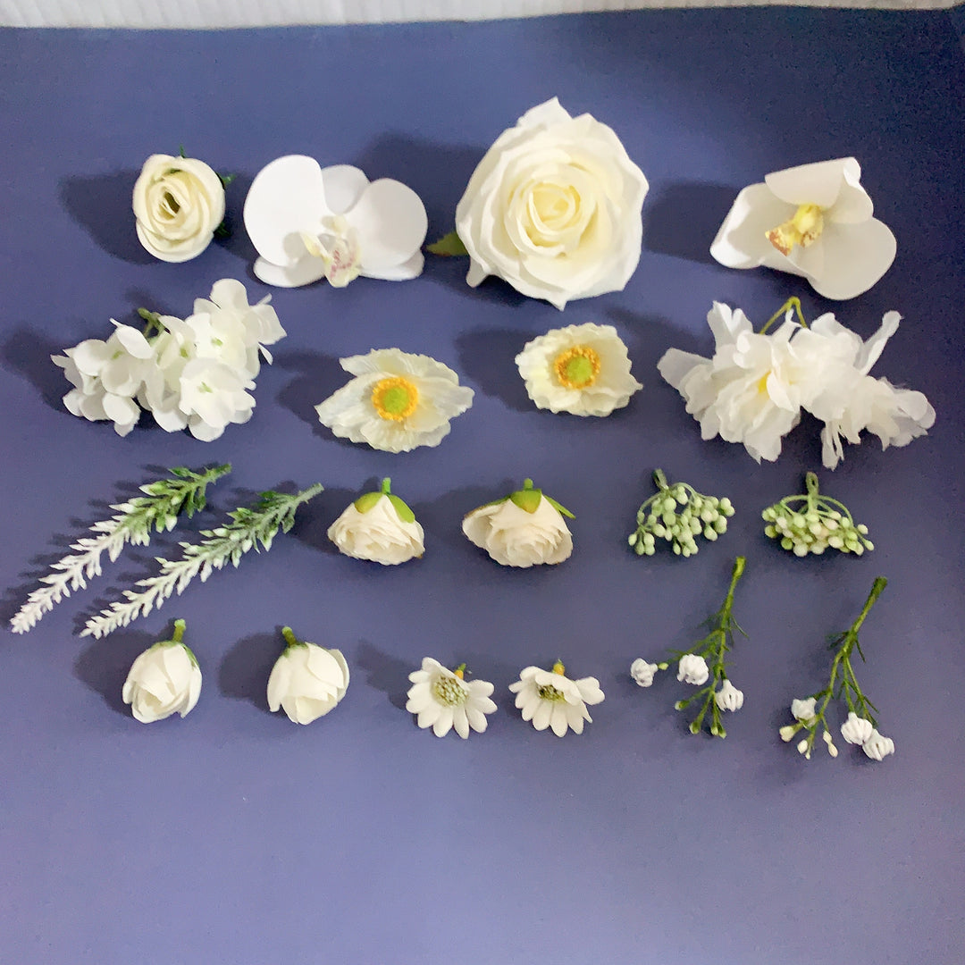 Kunstmatige Bloemversiering Set