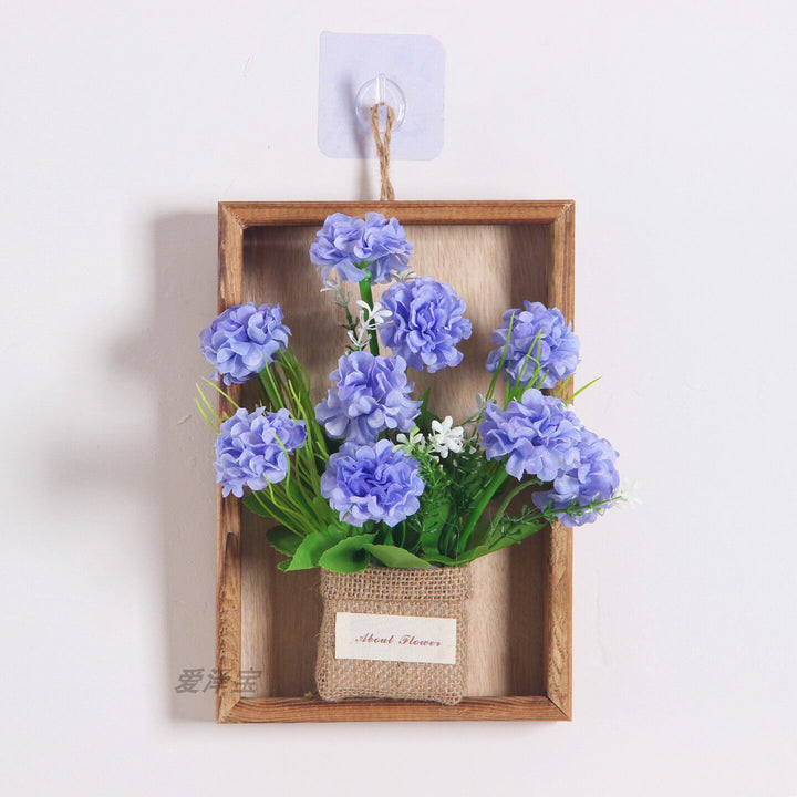 Wandgemonteerde Decoratieve Bloemrijke Hangplant