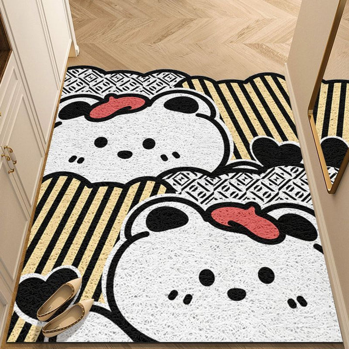 Artistiek Bloemrijk Patroon Entrance Mat