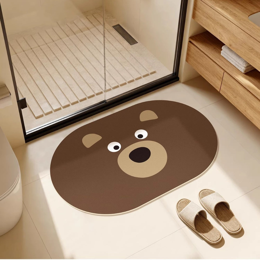 Schattige Dierenthema Antislip Badmat