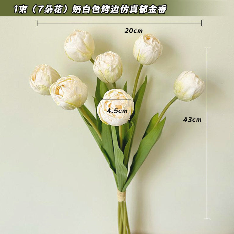 Levensecht Decoratief Zijden Tulpenboeket
