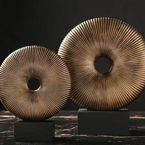 Decoratieve Sculpturale Accent Schijven