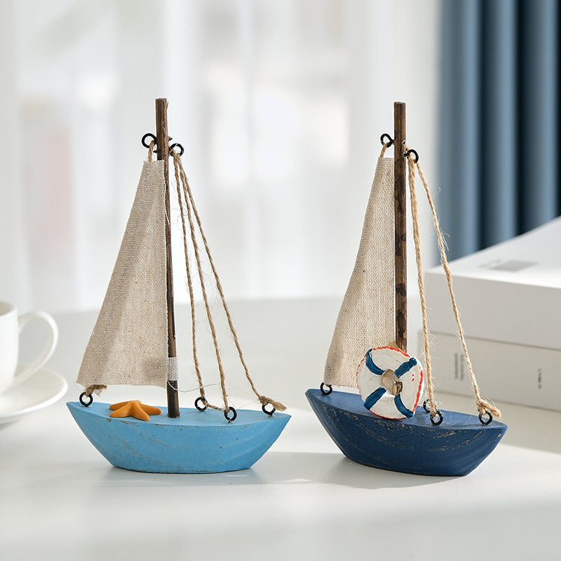 Zeilboot Model Decoratieve Weergave