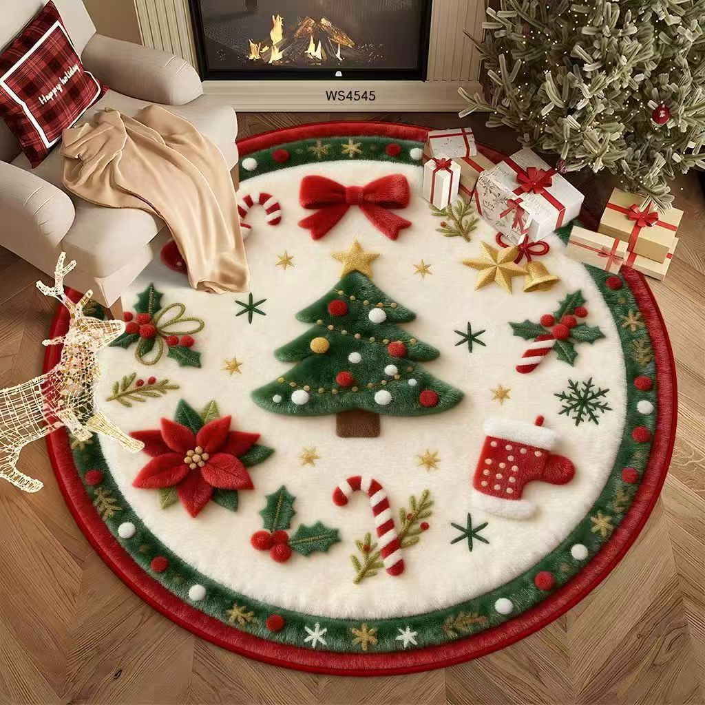 Feestelijke Ronde Vloerkleed