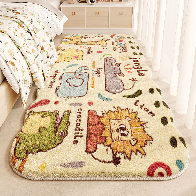 Kinderen's Fun-Thema Pluche Vloerkleed voor Thuis