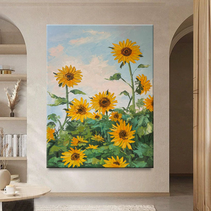 Zonnebloem Canvas Wandkunst