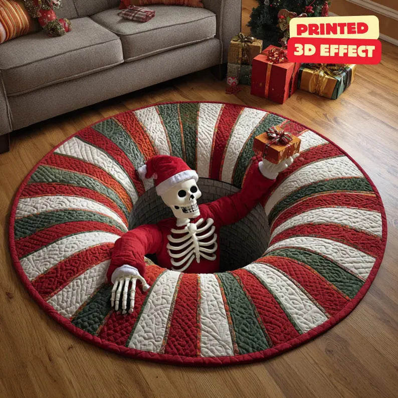 3D Effect Puppy-Themed Pluche Vloermat
