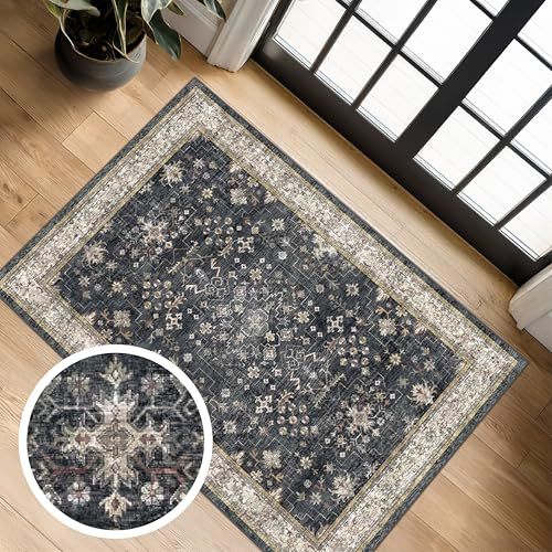 Vintage-Inspirerende Paisley Vloerkleed