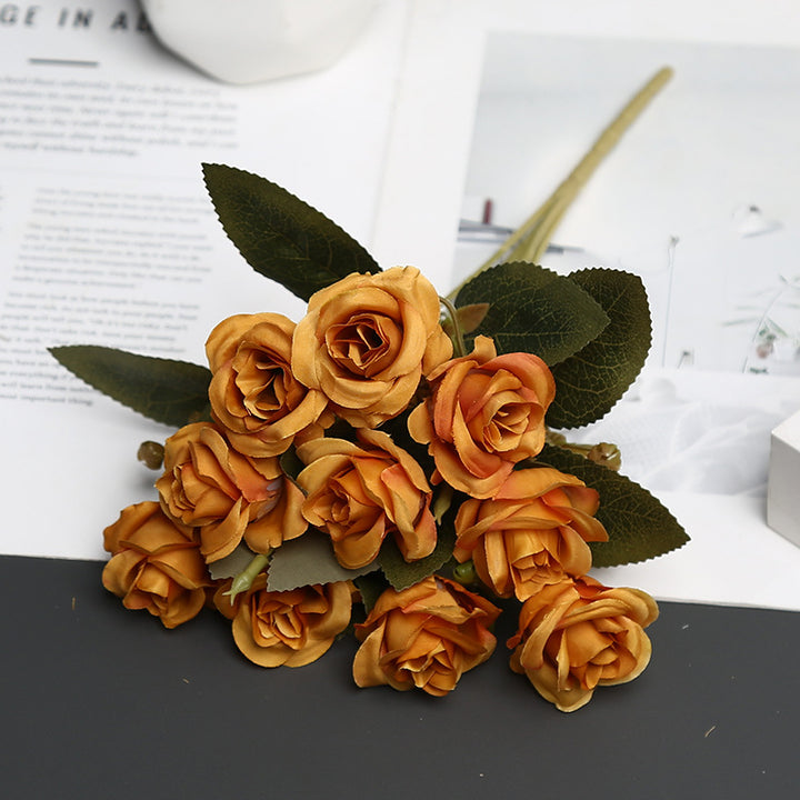 Decoratieve Zijde Rozenboeket voor Woondecoratie
