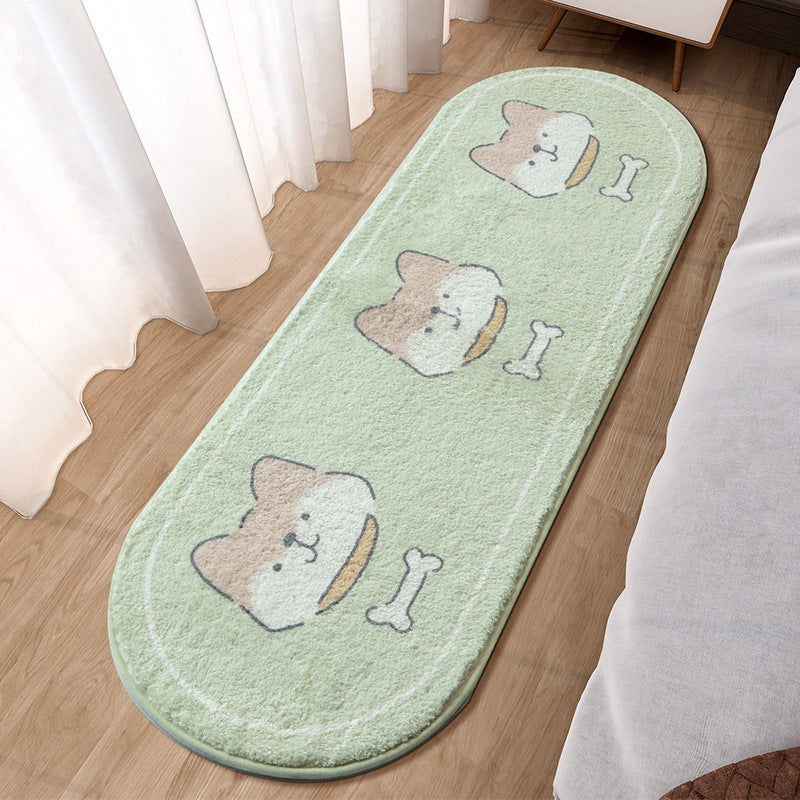 Zachte Pluche Bunny Themed Vloerkleed