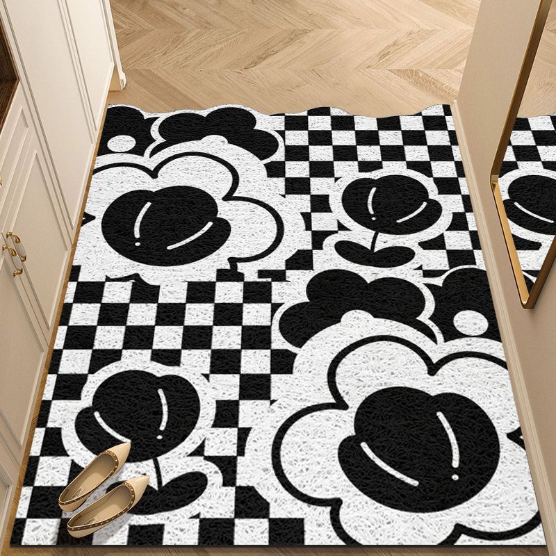 Artistiek Bloemrijk Patroon Entrance Mat