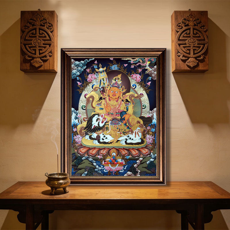 Intricate Religieuze Canvas Kunstwerk