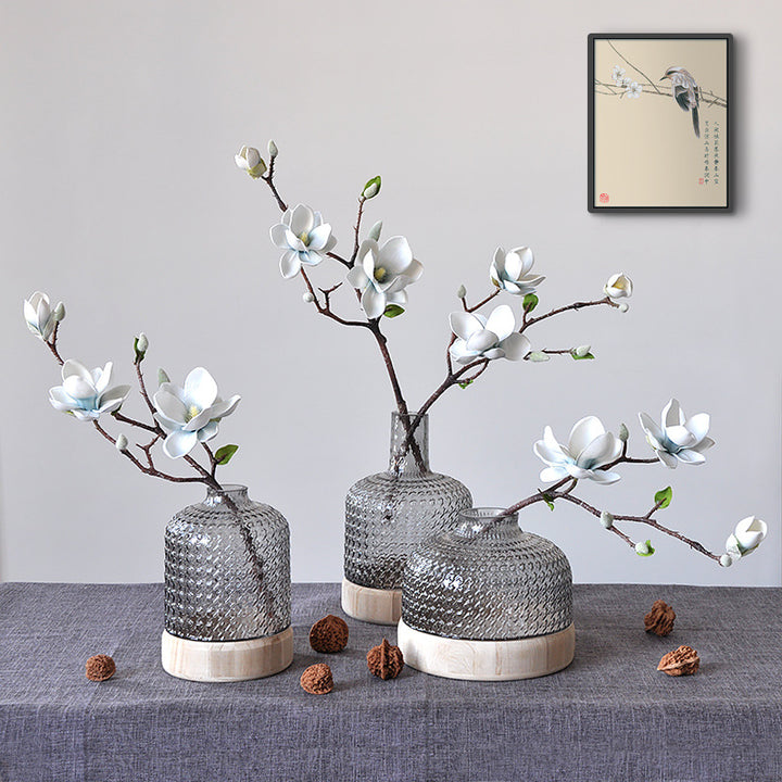 Magnifieke Zijde Magnolia Bloemensteel
