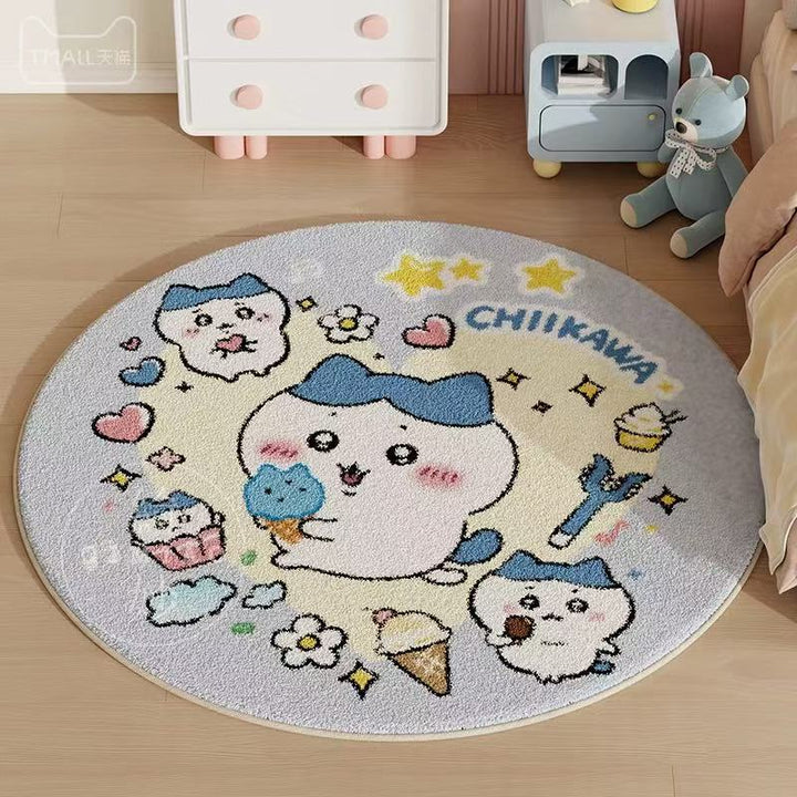 Cartoon-Themed Pluche Vloerkleed voor Hu décor