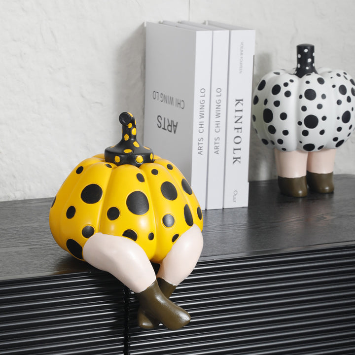 Grappige Pompoen Decoratieve Sculptuur