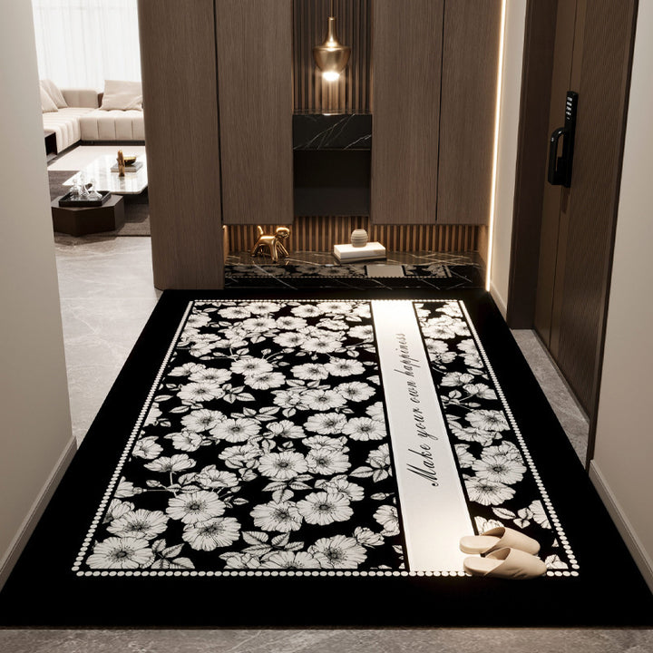 Decoratieve vloerkleed voor woninginrichting