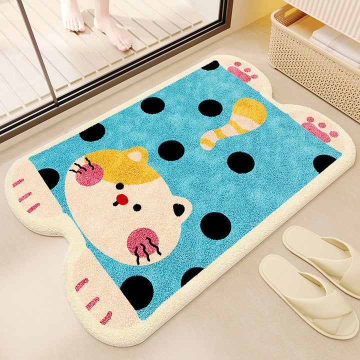 Cartoon Pluche Badmat