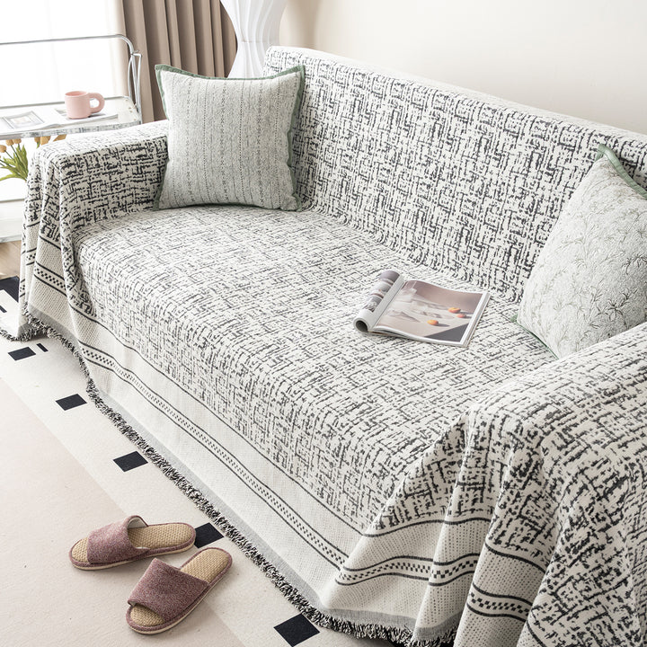 Textured Sofa Cover Deken