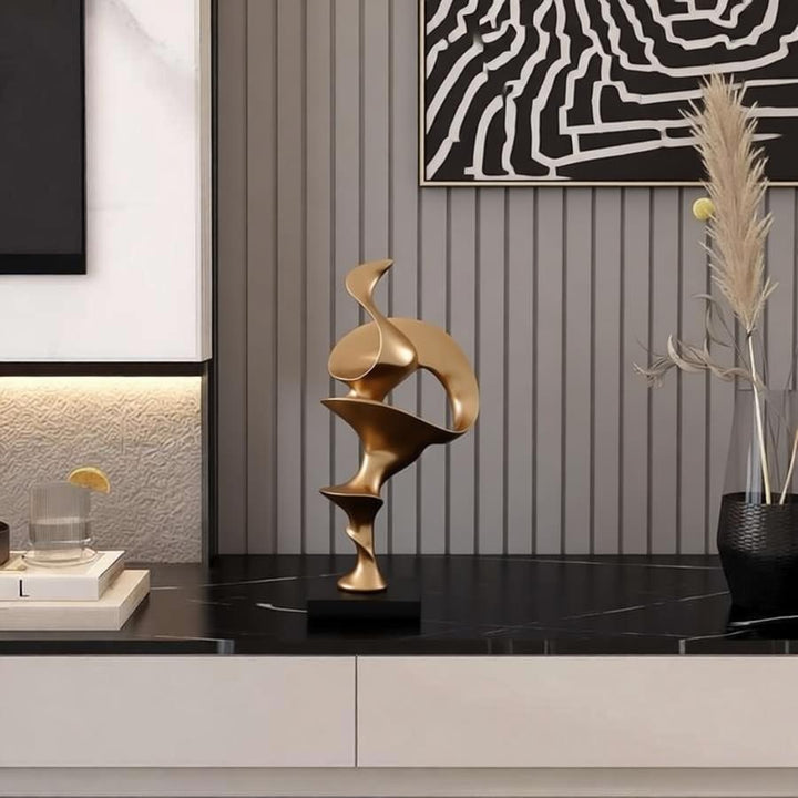 Abstract Decoratieve Stromende Sculptuur