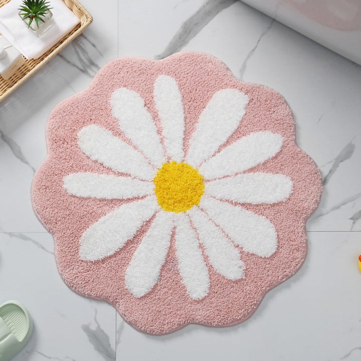 Bloemenvorm Badmat