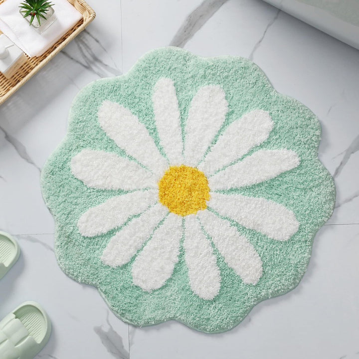 Decoratieve Daisy-Vormige Badmat