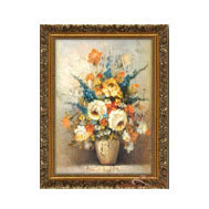 Ornate Floral Wanddecoratie